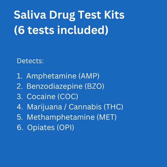 saliva drug test detects