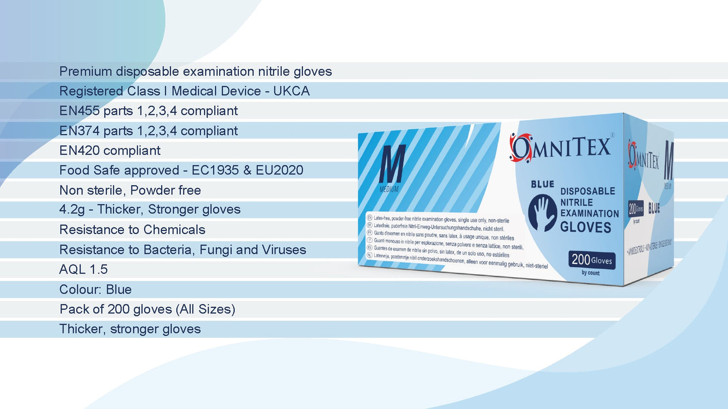 drugsuk gloves blue box