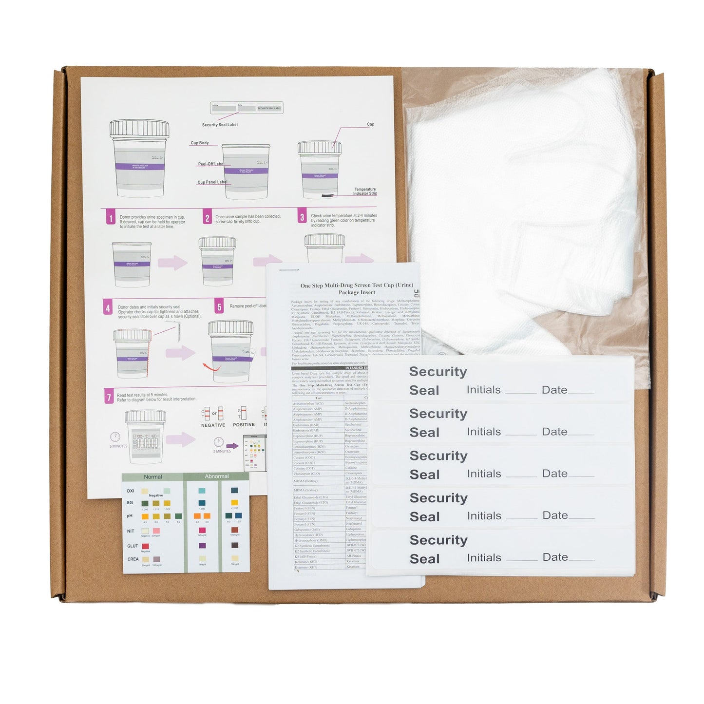 One Step Multi Drug Screen Test Cup manual
