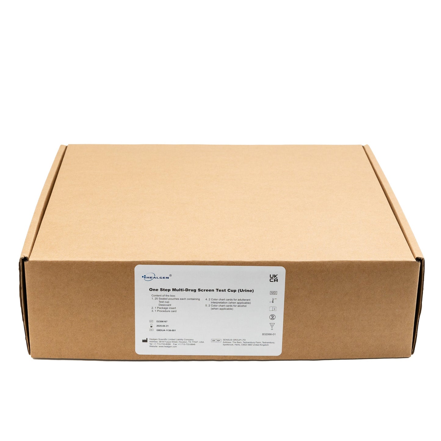 One Step Multi Drug Screen Test Cup box