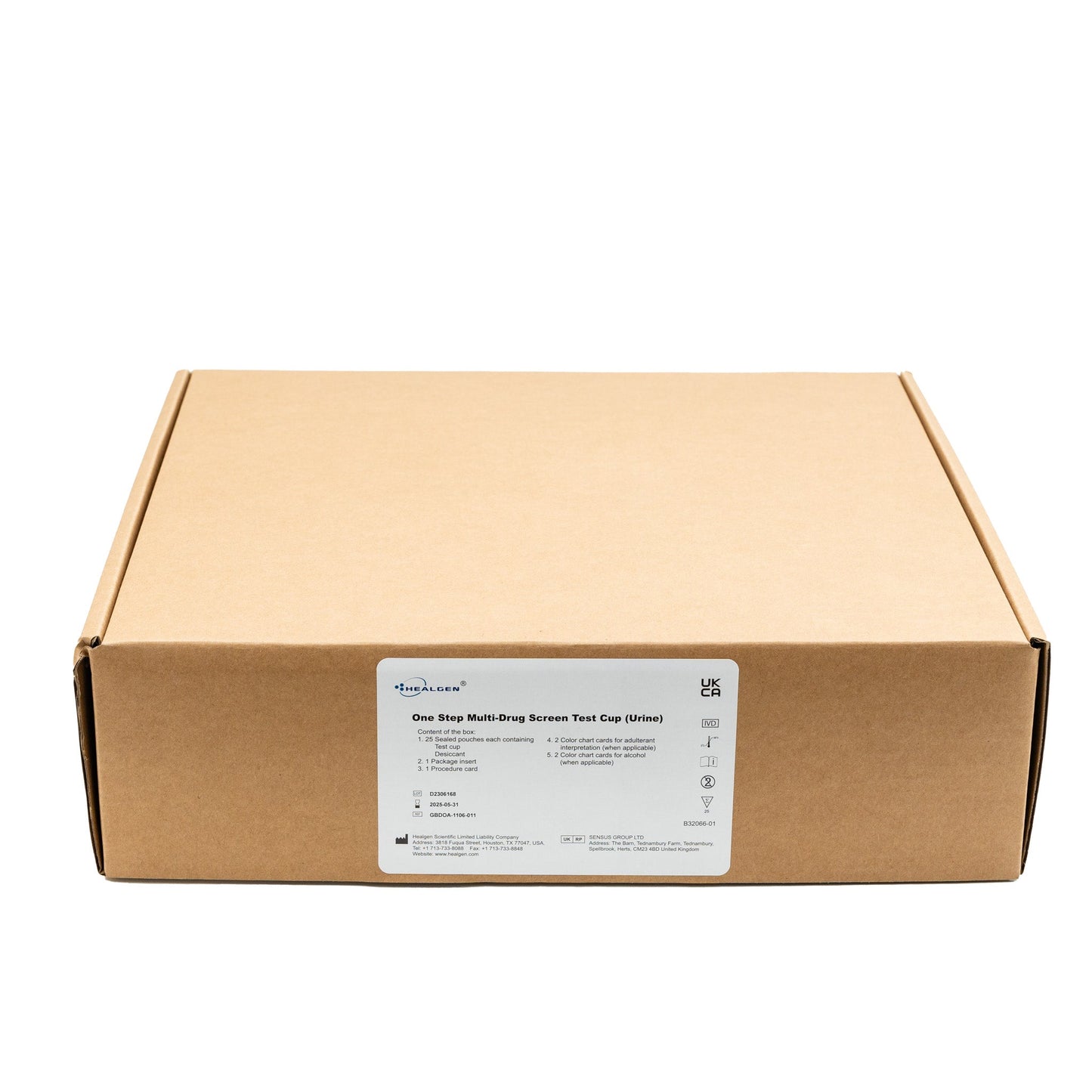 One Step Multi Drug Screen Test Cup box