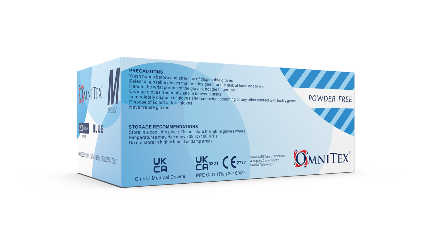 drugsuk gloves blue box