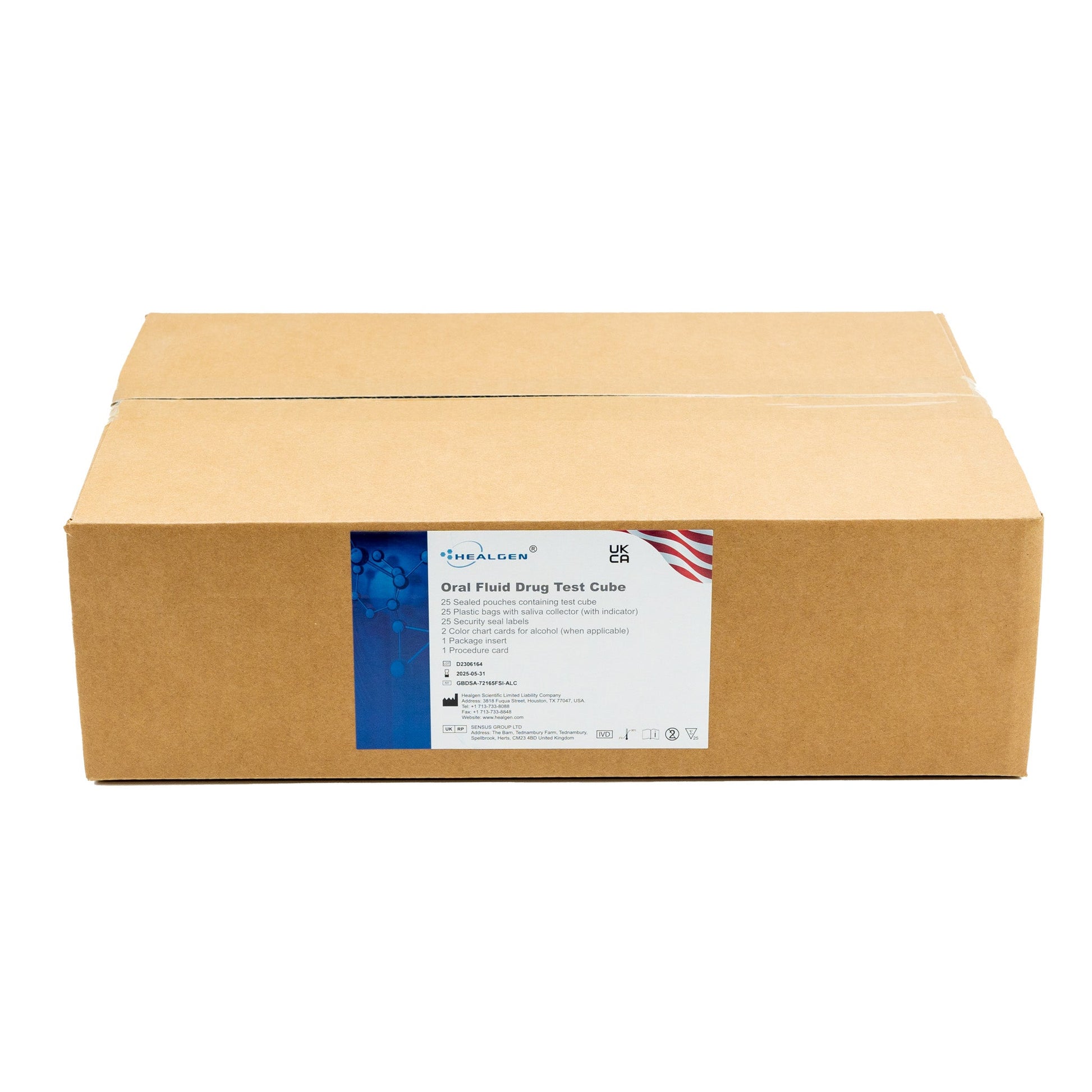 Oral Fluid Drug Test Cube box