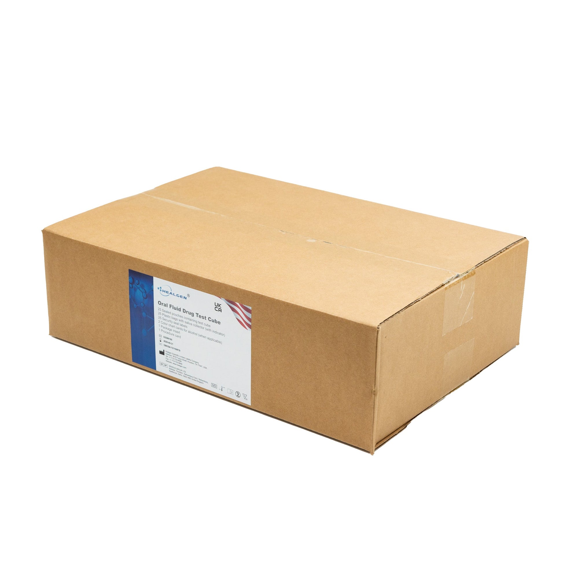 Oral Fluid Drug Test Cube Box