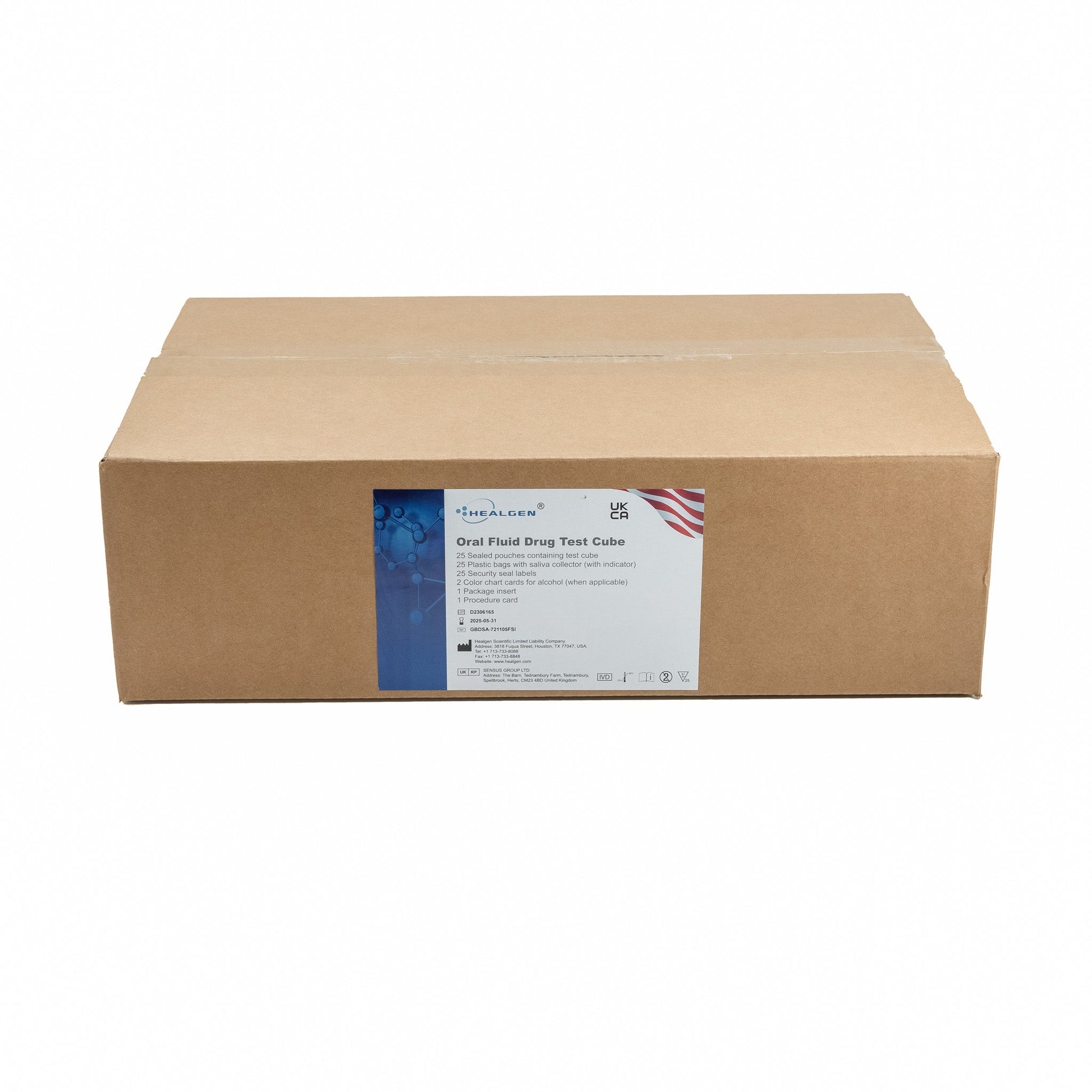 Oral Fluid Drug Test Cube Box